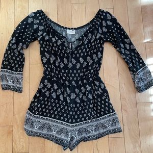 Pacsun 3/4 Sleeve Romper
